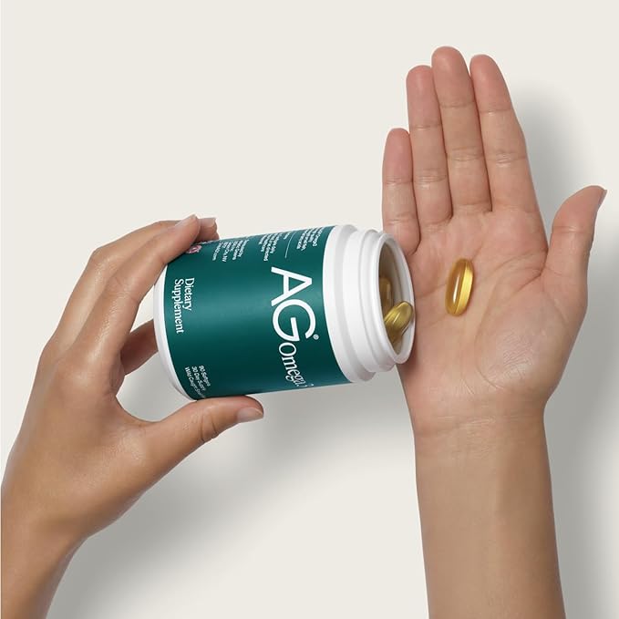 AG1 Omega 3 Fish Oil Softgels – 2000mg EPA & DHA from Wild-Caught Fish | 90 Capsules | Athletic Greens Supplement