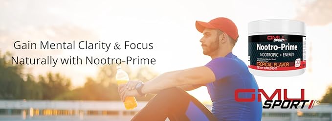 Nootro-Prime Brain Boost - Focus Brain Supplement - Mushroom Supplement Powder with Alpha GPC, Nootropic Brain Supplements for Memory and Focus with Lions Mane, 30 Servings, Strawberry Lemonade