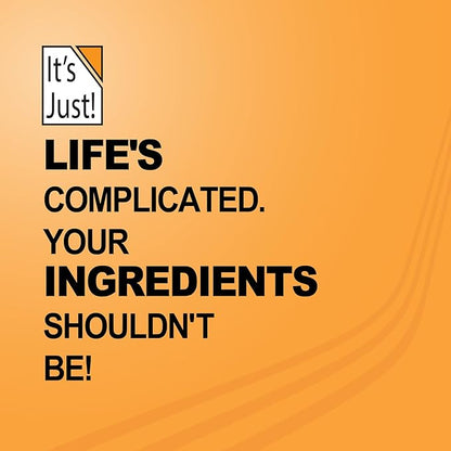 It's Just! - Inulin Prebiotic Fiber, Water Soluble, Chicory Root Powder, Promotes Gut Health, Add to Smoothies, Vegan/Keto Friendly