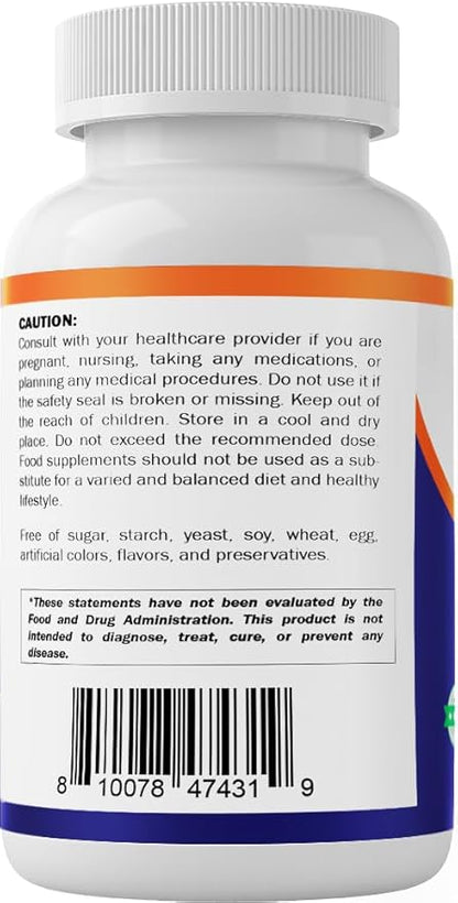 Vitamatic MSM 2000 mg with Vitamin C 75mg per Serving - 180 Veg Capsules - Vitamin C Aid in Better absopriton of MSM (Methylsulfonylmethane) - Non-GMO & Gluten Free