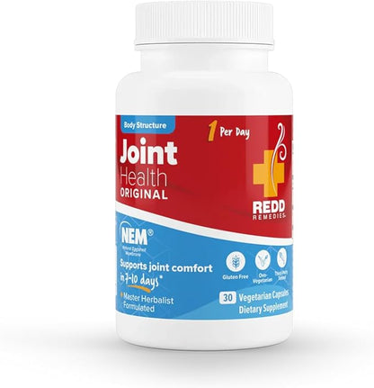 Redd Remedies, Joint Health Original, Helps Strengthen Connective Tissue and Cartilage, 30 Vegetarian Capsules
