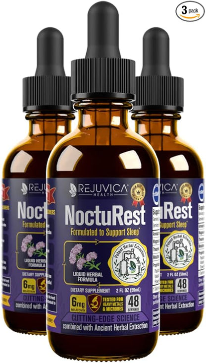 Advanced Sleep Support Supplement - Liquid Delivery for Better Absorption - Melatonin, Magnesium, Theanine, Valerian, Passionflower, Chamomile & More!