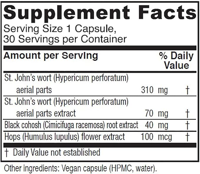 Vitanica - Woman's Passage - Menopause Support - 30 Vegetarian Capsules