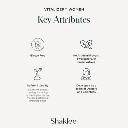 Shaklee -Vitalizer Women - Advanced Nutrition - Prenatal/Postnatal Multivitamin with Omega-3, Probiotics, and More - Supports Heart, Joint, Immune, Bone, Digestive, and Energy - 30 Vita-Strips®