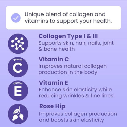Sanar Naturals Collagen Pills with Vitamin C, E - Supports Hair, Nail, Skin, Joint & Bone Health - Hydrolyzed Collagen for Women & Men Supplement - Grass Fed, Non-GMO, 150 Capsules