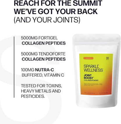 Joint Boost (Orange) [30-Serves] | Collagen Powder Supplement with FORTIGEL & TENDOFORTE Collagen Peptides & Calcium Ascorbate Vitamin C | Supports Joint Mobility
