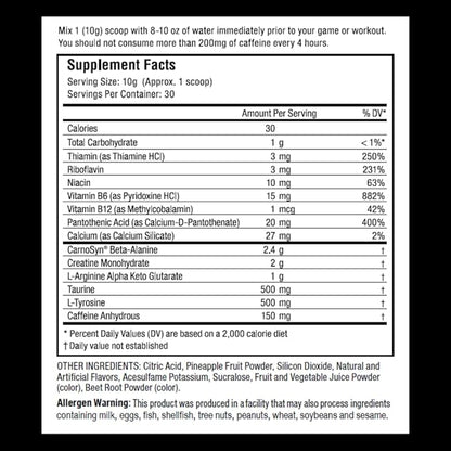 Proven4 Pre Workout Powder for Men and Women with Creatine - Beta Alanine - Caffeine NSF Certified Energy Supplement Chery Limeade 30 Servings