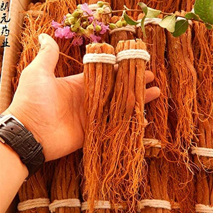ZYCSLOVMJGHD Red Korean Ginseng Roots- Whole Root Pieces - Red Panax Ginseng Roots 100g