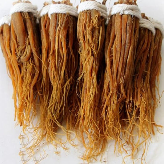 Red Ginseng Roots Red Ginseng Korean Red Ginseng Whiskers Red Ginseng Supplement Red Ginseng Tea Energy Chews (250 Grams /0.55 lbs)