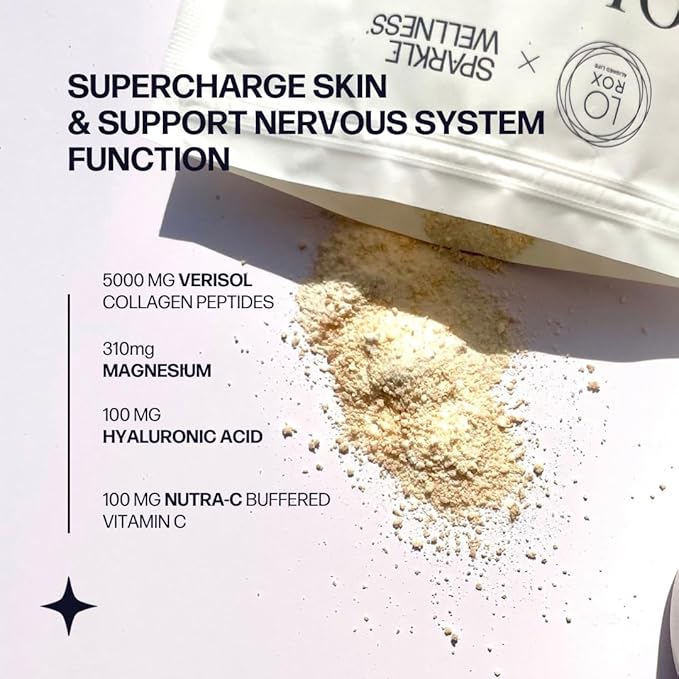 Collagen Magnesium Rest + Restore (No Flavor) [30 Serves] | VERISOL Bioactive Collagen Peptides, Magnesium Glycinate & Taurate Salts | Lauren Roxburgh Rest + Restore | Calming Nightly Beauty Routine