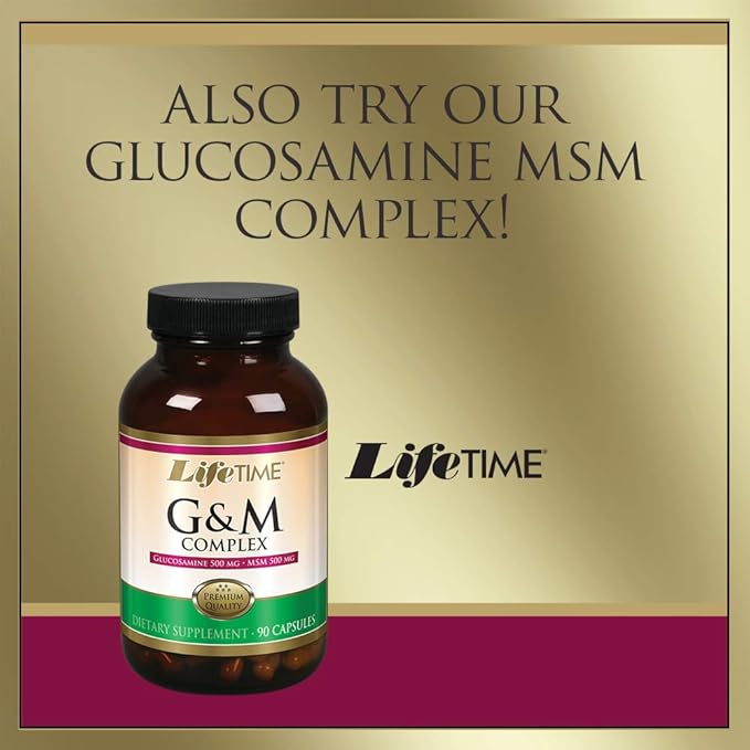 Lifetime 100% Pure MSM (Methylsulfonylmethane) Powder | Supports Healthy Joints & Skin | 2500 mg Per Serving | 16 oz, 180 Servings