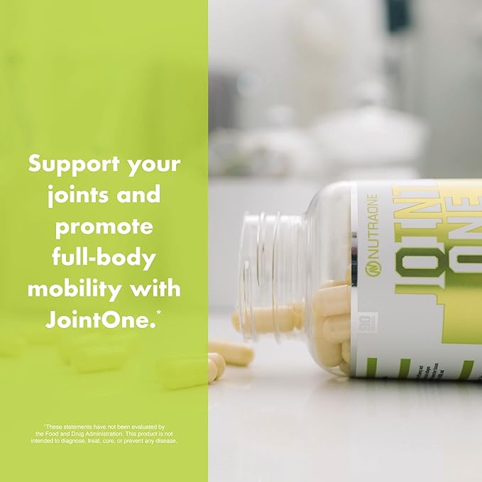 JointOne Joint Support by NutraOne - Joint Supplement for Women and Men to Help Maintain Joint Health with Collagen, Glucosamine, and Turmeric* (90 Capsules)
