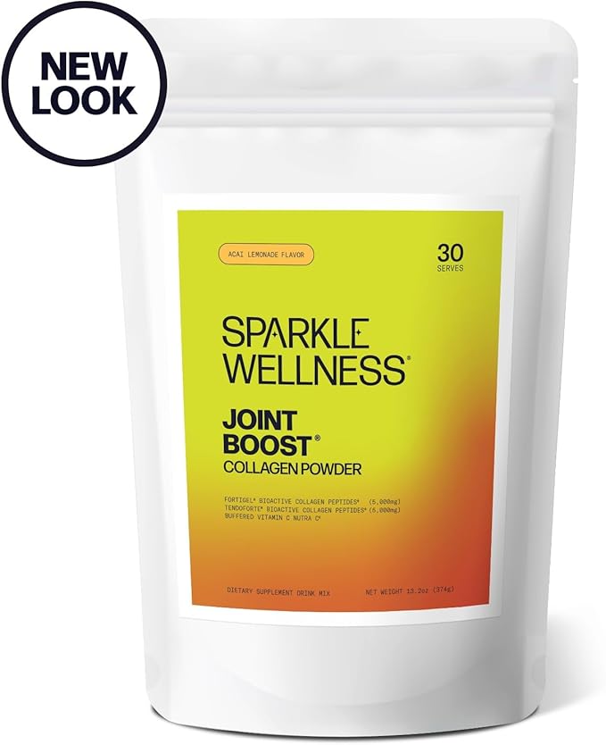Joint Boost (Acai Lemonade) [30-Serves] | Collagen Powder Supplement with FORTIGEL & TENDOFORTE Collagen Peptides & Calcium Ascorbate Vitamin C | Supports Joint Mobility