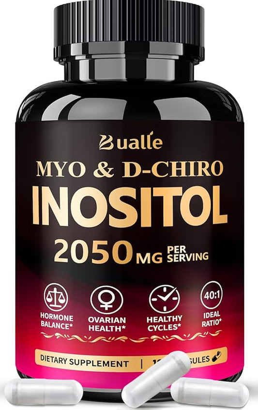 Myo-Inositol & D-Chiro Inositol Supplement (40:1) Blend to Support Hormone Balance for Women