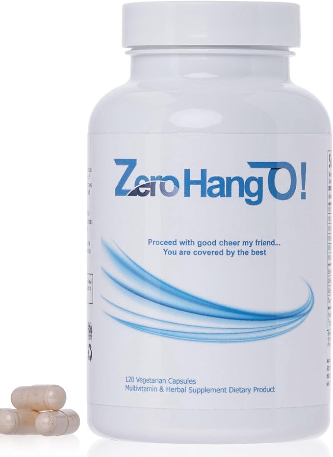 120 Capsules. Better Morning and Hydration Pills. Dihydromyricetin, Taurine, Essential Phospholipids, Glutathione.