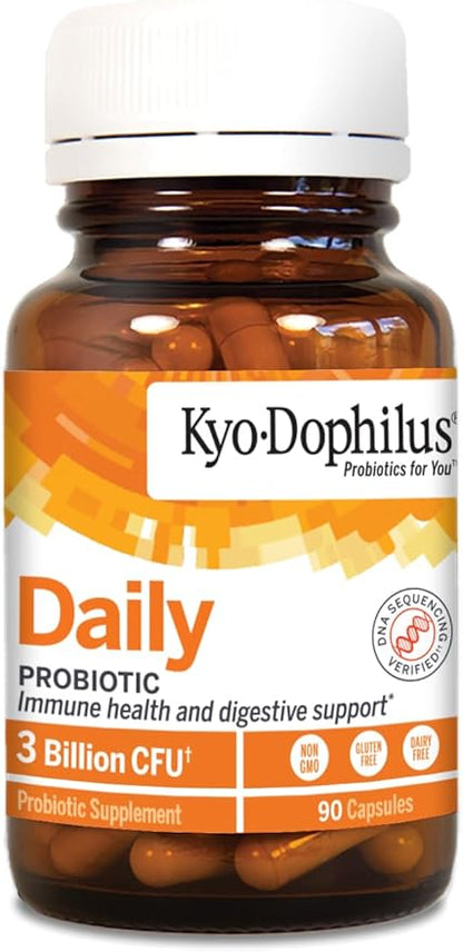Kyo-Dophilus Daily Probiotic, Immune and Digestive Support*, 90 capsules