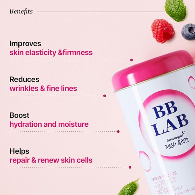 [All in One Care Set] Good Night Collagen, HSN Biotin Collagen, Powder Stick Korean Marine Collagen, Fish Collagen, Vitamin C, Biotin, Fast Absorption, Fruit Flavored