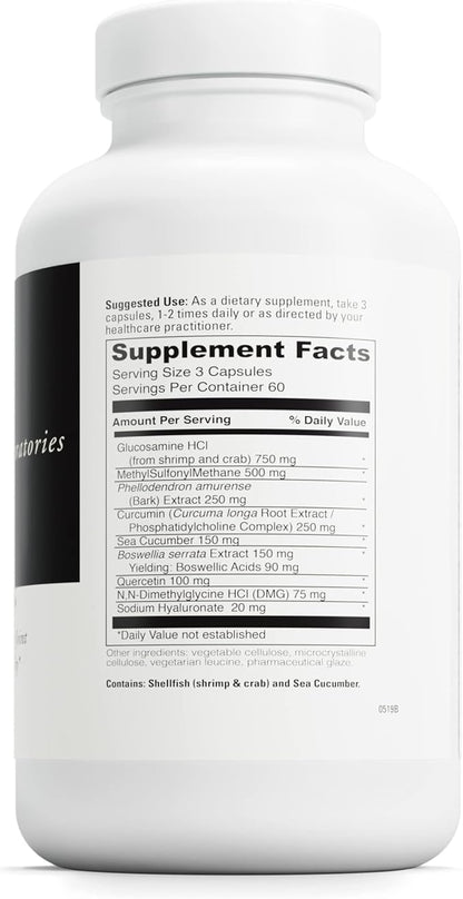 DAVINCI Labs CX-2 Solution - Dietary Supplement to Support Muscle Function, Joint Health, Hydration and Flexibility* - with Glucosamine HCl, MSM, Sea Cucumber, and More - Gluten-Free - 180 Capsules