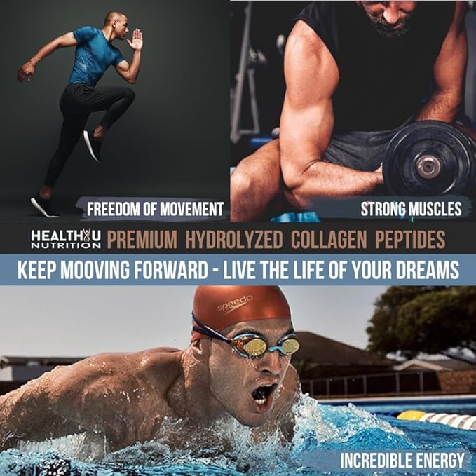 Premium Multi Collagen Peptides Pills - Hydrolyzed Collagen Capsules for Men and Women Types 1 2 3 5 10 - Collagen Supplements for Men - Colageno Hidrolizado Pastillas para Hombre Mujer 90 caps