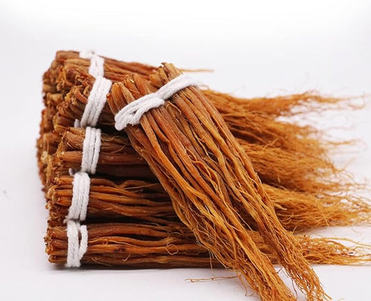 Red Ginseng Tibrous Root;Red Ginseng Tails Red Ginseng Curved Tails Red Ginseng Mixed Tails Hongshengxu Radix LATERALIS Ginseng RUBRA Korean Red Ginseng Root (100g(0.22 Pound))
