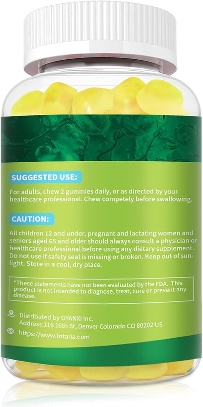 Vegan Algae Omega-3 Gummies with DHA 600mg, EPA 400mg, Phytosterols, Turmeric, Phosphatidylserine, CoQ10 for Brain & Eye Wellness - Omega 3 Supplement Fish Oil Alternative for Adults & Teens - 60 Cts