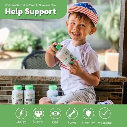 Kids Multivitamin & Immune Daily Gummies Bundle - Sugar Free, Vegan, Non-GMO – Vitamins for Kids – Vitamin C for Kids Immune Support - No Artificial Sweeteners – 60 Count