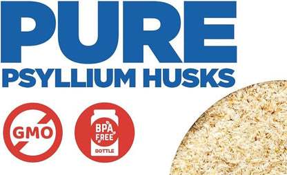 Yerba Prima Psyllium Husks Powder - 24 oz (Pack of 2) - Unflavored - Fine Ground - Natural Fiber Supplement with Soluble & Insoluble Fiber