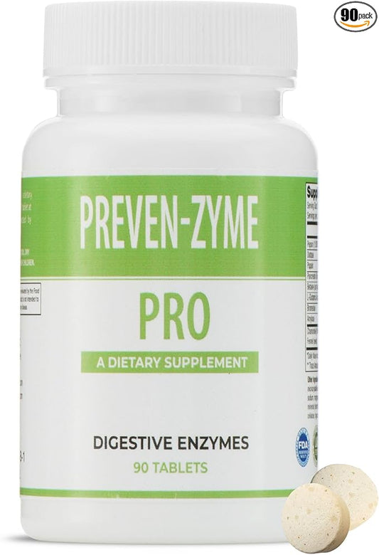 Prevenzyme Pro Digestive Enzyme Supplement (90 Tabs) by Legere Pharmaceuticals for ES Global