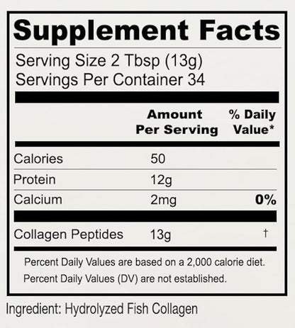 Anthony's Hydrolyzed Marine Collagen Peptides, Gluten-Free, Paleo and Keto Friendly, Unflavored, 1-Pound