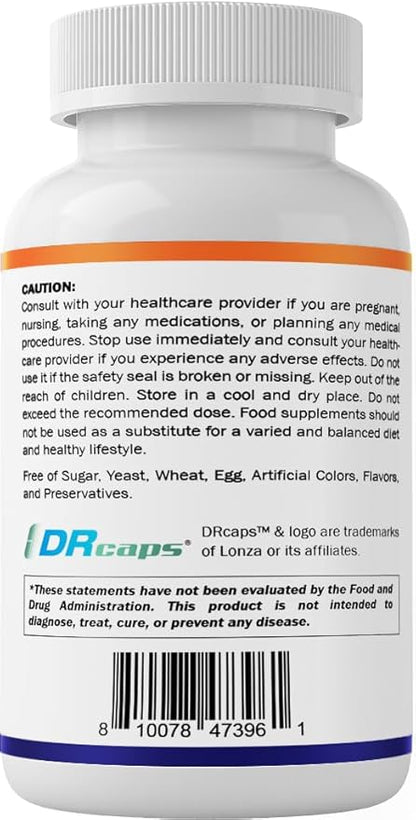 Vitamatic Clostridium butyricum 25 Million - Gut Health - 60 DR Capsules (Delayed Released) - Made with Prebiotic Inulin Fiber