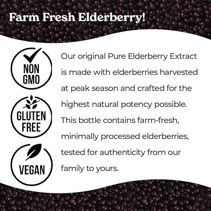 Norm's Farms Elderberry Extract & Wellness Syrup Bundle 2 PK - Immune Support Elderberry Syrup for Kids & Adults - Made in USA, Pure, Potent, Natural Ingredients, Vegan, Gluten-Free, Non-GMO - 8 Oz