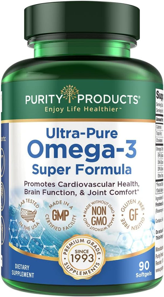 Purity Products - Ultra Pure Omega 3 Super Formula 90 Softgels