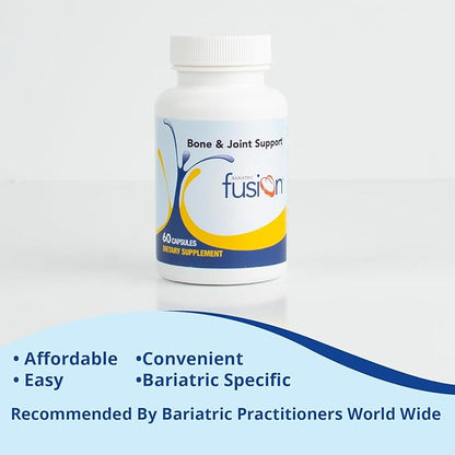 Bariatric Fusion Bone and Joint Support* | Chondroitin and Glucosamine Complex | Bariatric Vitamins for Women and Men | Gluten, Dairy and Soy Free | Non-GMO | 60 Capsules