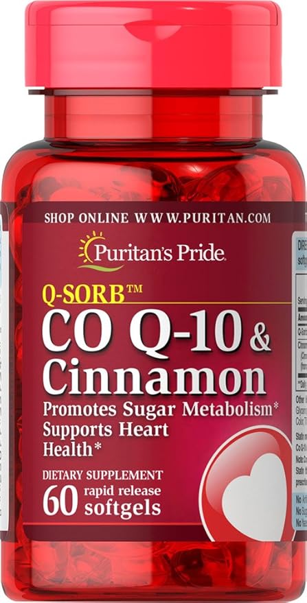 Q-Sorb™ Co Q-10 & Cinnamon Supports Heart Health**, 60 softgels by Puritan's Pride®