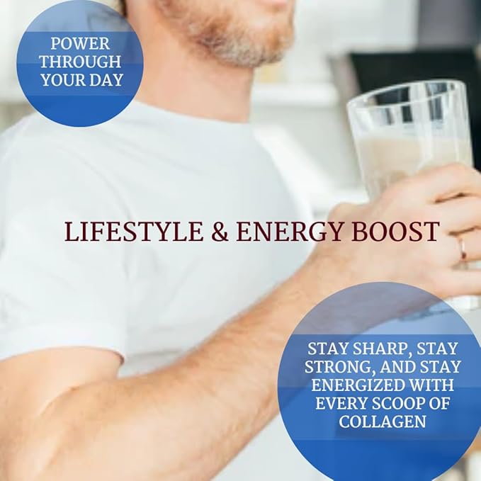 Marine Collagen Peptides Supplement | Unflavored Powder for Skin, Hair, Nails, Joint & Bone Health - 8.8185 oz | Easily Digestible, Mixes in Hot or Cold Liquids | Adult Wellness Support