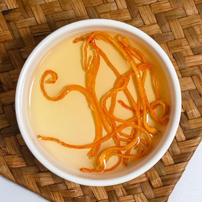 Cordyceps Flower Plum Flower Cordyceps Cordyceps Dried Flowers Cordyceps Mushroom Militaris/Chong Cao Hua/Cordyceps Herbal (250grams)