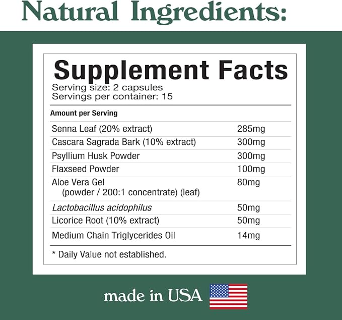 Evolution Advance Sport Nutrition Colon Cleanser – Supports Gut Health, and Constipation Relief (30 Capsules)