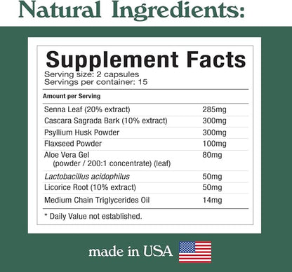Evolution Advance Sport Nutrition Colon Cleanser – Supports Gut Health, and Constipation Relief (30 Capsules)