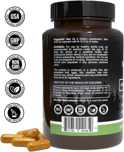 Advanced Joint Support Supplement for Hikers – Glucosamine, MSM, Turmeric & Boswellia Serrata – Developed by Hikers for Hikers – 30-Day Supply