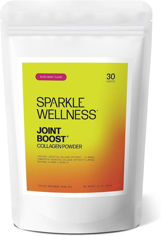 Joint Boost (Mixed Berry) [30-Serves] | Collagen Powder Supplement with FORTIGEL & TENDOFORTE Collagen Peptides & Calcium Ascorbate Vitamin C | Supports Joint Mobility