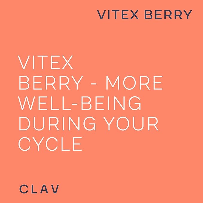 Vitex Berry - Premium Chasteberry 4:1 Extract (Vitex Agnus Castus) - Menopause & PMS Support - Hormone Balance for Women - 180 Capsules - 6 Month Supply - Made in Germany