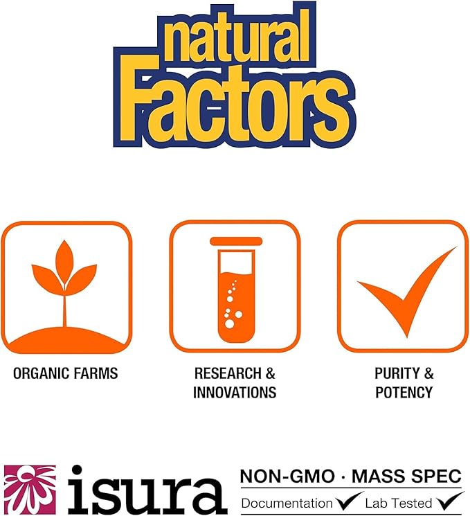 Natural Factors, Glucosamine & Chondroitin, Supports Healthy Joints and Connective Tissue, 120 Capsules