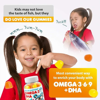 DR. MORITZ Cardio & Immune Boost Duo - Kids Omega 3 Gummies (90 Count) with Elderberry Gummies for Kids (60 Count)
