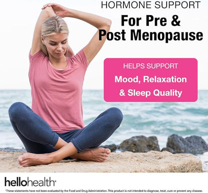 Menopause Supplements for Women – Meno Strong Perimenopause Supplement for Night Sweats Relief, Sleeplessness, Mood Swings, Natural Hormone Balance, Stress, Hot Flashes Menopause Relief - 60 Capsules