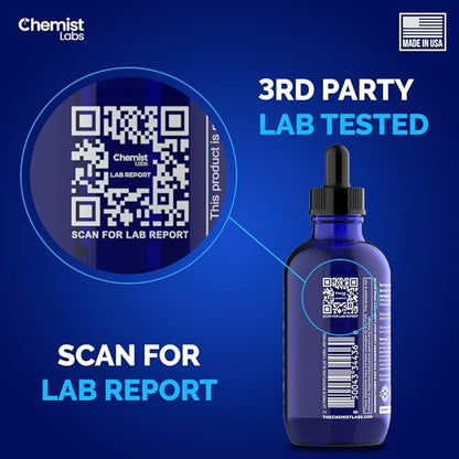 Methylene Blue | 1% USP Grade Solution | 4oz Liquid Drops | Pharmaceutical Grade | Cellular Energy & Mitochondrial Support | Formaldehyde Free | Made in USA (4oz)