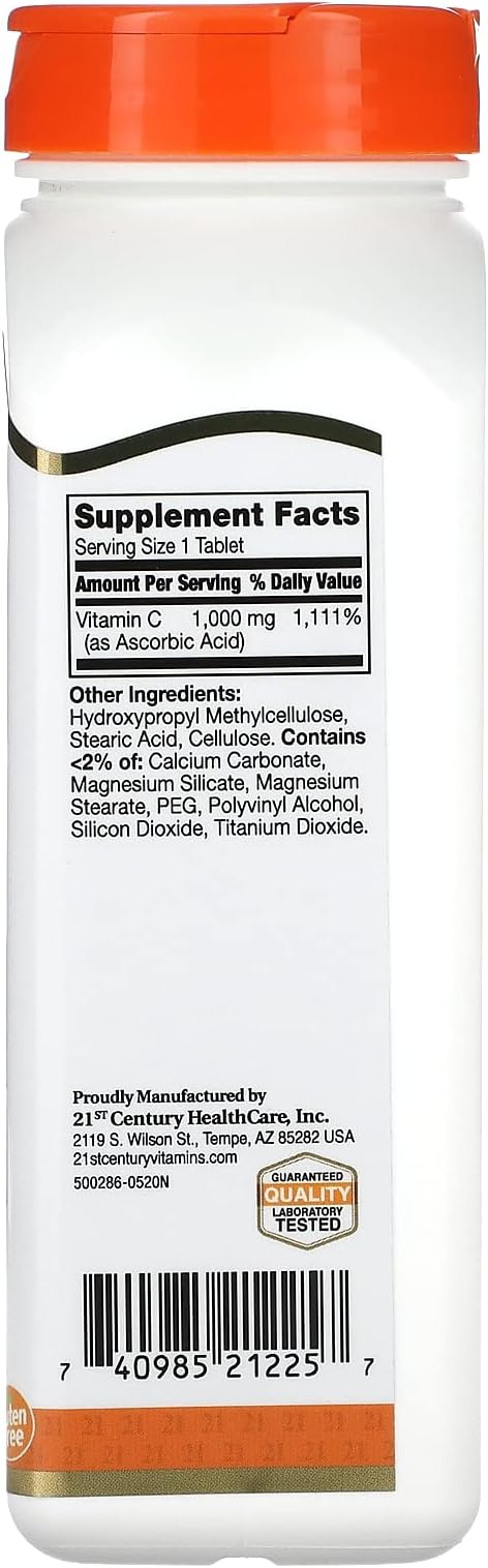 21st Century C 1000 mg Prolonged Release Tablets 110 Count