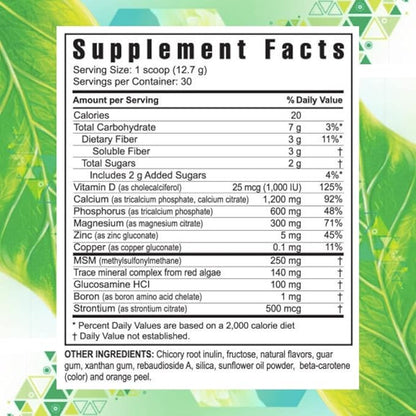 Youngevity Beyond Osteo FX - Tropical Vanilla | Healthy Bone & Joint Support | Multi-Vitamin Powder | 30 Servings (3 Canisters)