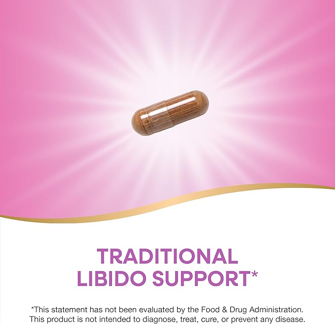 Nature's Way Maca Root, Traditional Libido Support*, 525 mg per Serving, Non-GMO Project Verified, 100 Vegan Capsules (Packaging May Vary)