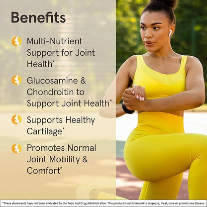 Jarrow Formulas® Glucosamine + Chondroitin + MSM Capsules, Joint Support Supplement with Vitamin C and Manganese, 30 Capsules, 120 Day Supply