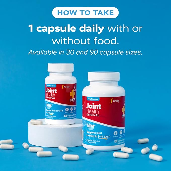 Redd Remedies, Joint Health Original, Helps Strengthen Connective Tissue and Cartilage, 30 Vegetarian Capsules